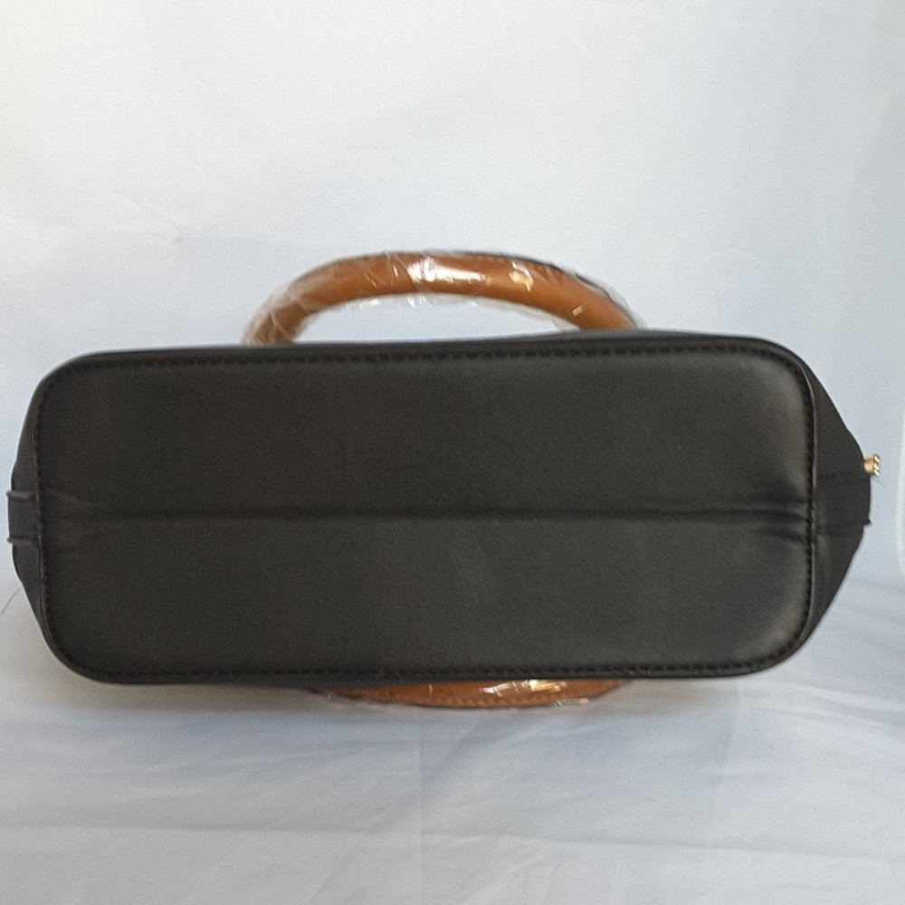 FAUX LEATHER & SUEDE PURSE - Picture 5 of 8